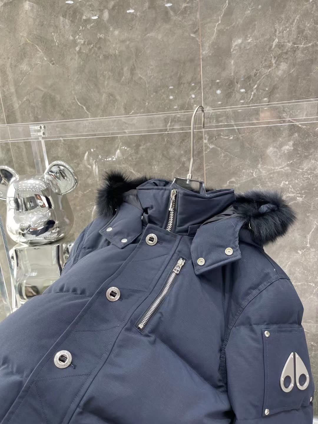 Moose Knuckles Hooded Down Jacket
